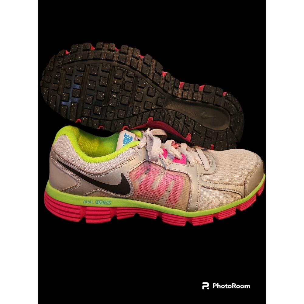 Nike Lime Green And Pink Dual Fusion‎ 2 Size 10